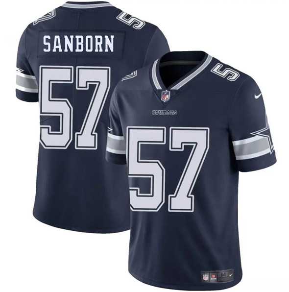 Men & Women & Youth Dallas Cowboys #57 Jack Sanborn Navy 2025 Vapor Untouchable Limited Stitched Jersey->dallas cowboys->NFL Jersey